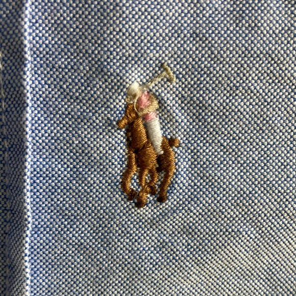 Polo Ralph Lauren Kids Blue Shirt Dress - Picture 3 of 4